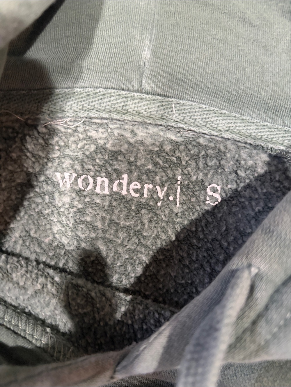 Wonderly Men's Crewneck Hooded Sweatshirt in Forest Green - Picture 3 of 3